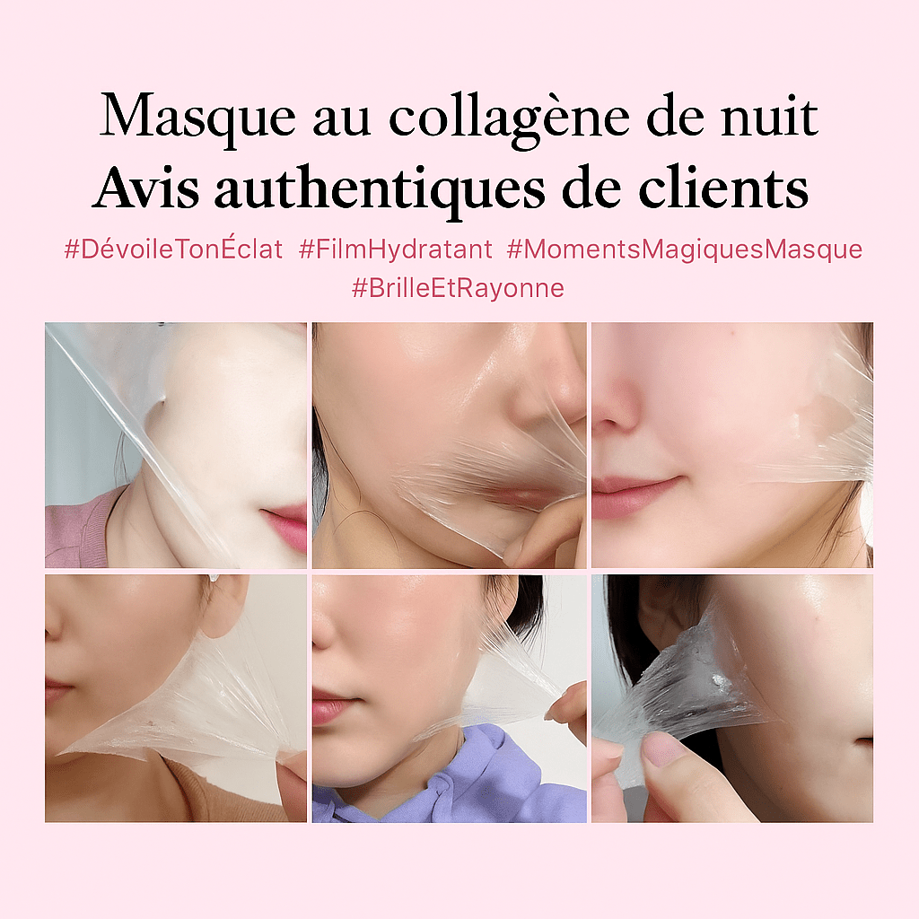 Masque enveloppant collagène KYIA - garanti satisfait remboursé 30 jours