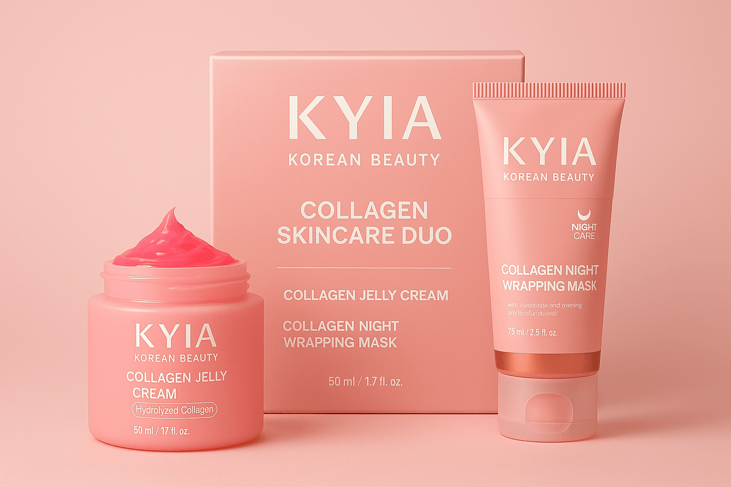 Pack GlowDuo KYIA Beauté - duo soin peau éclatante hydratée tous types de peau
