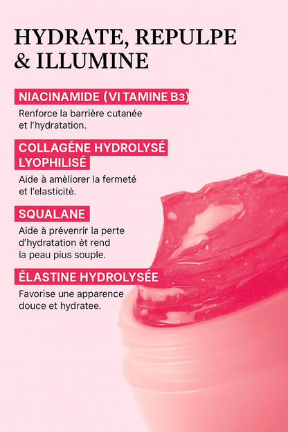 Crème gelée au collagène et à la niacinamide