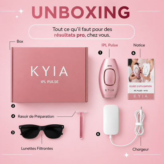 Chargeur USB KYIA - câble de recharge pour épilateur IPL Pulse