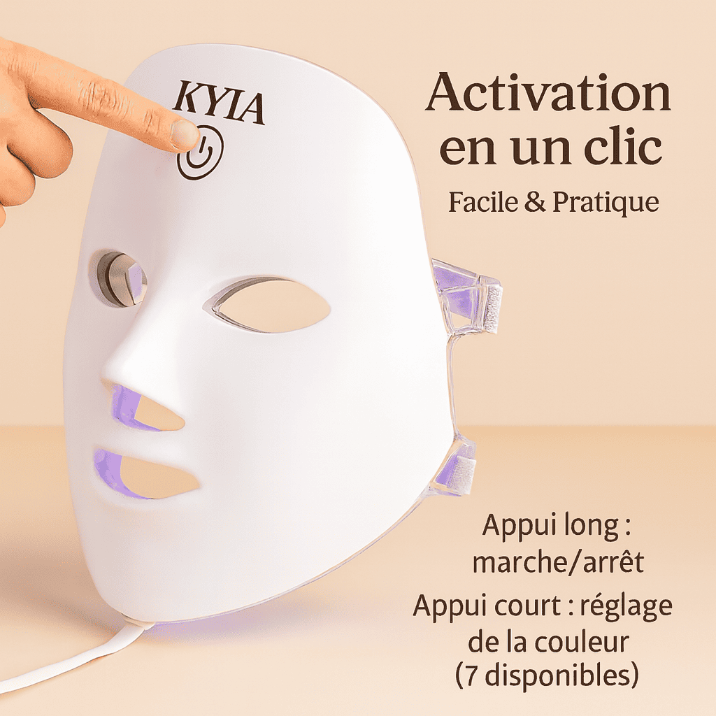 Masque LED de Luminothérapie 7-en-1 - KYIA® LED