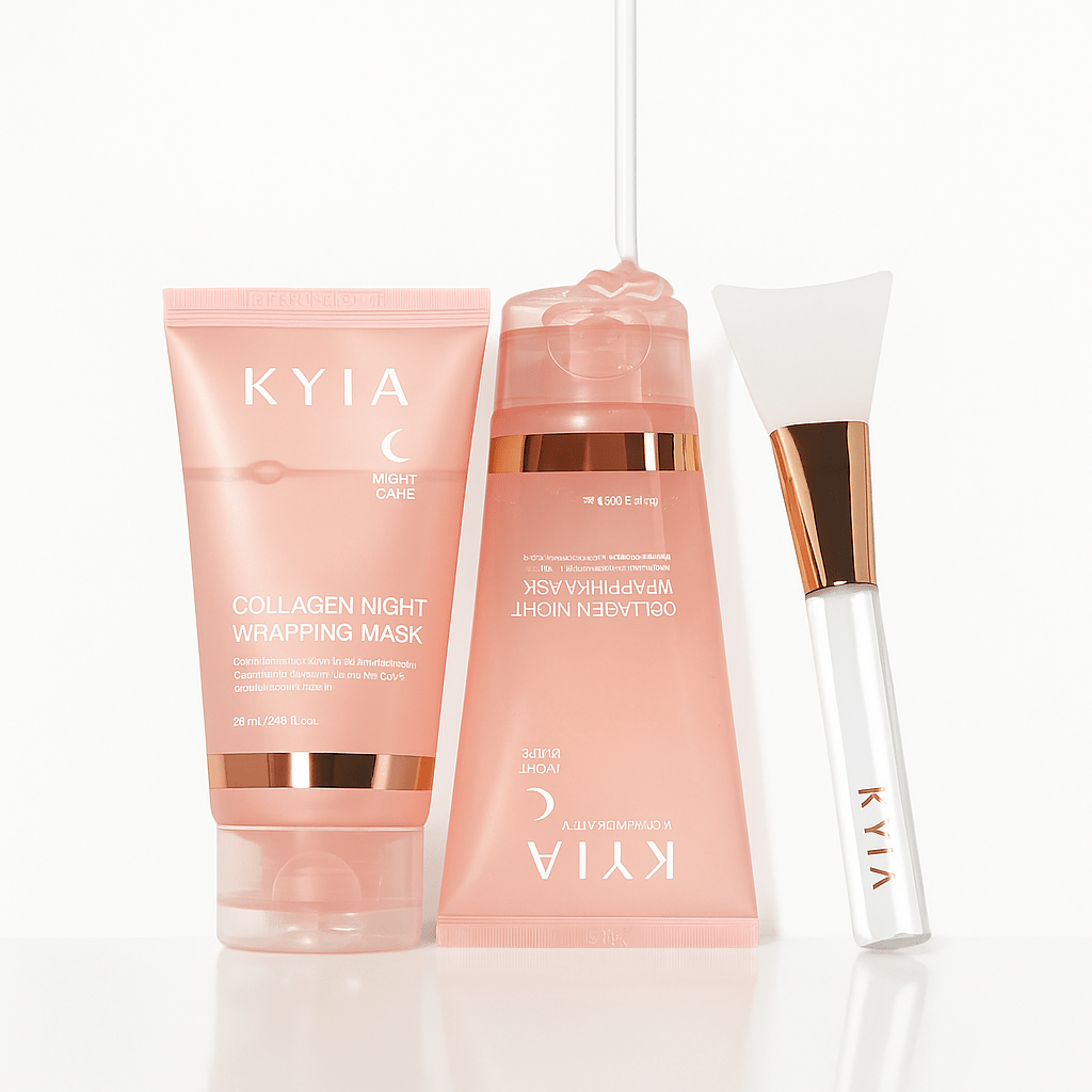 Masque enveloppant de nuit au collagène - Kyia - Beaute