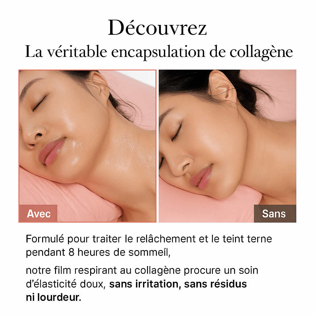 Masque enveloppant de nuit au collagène - Kyia - Beaute