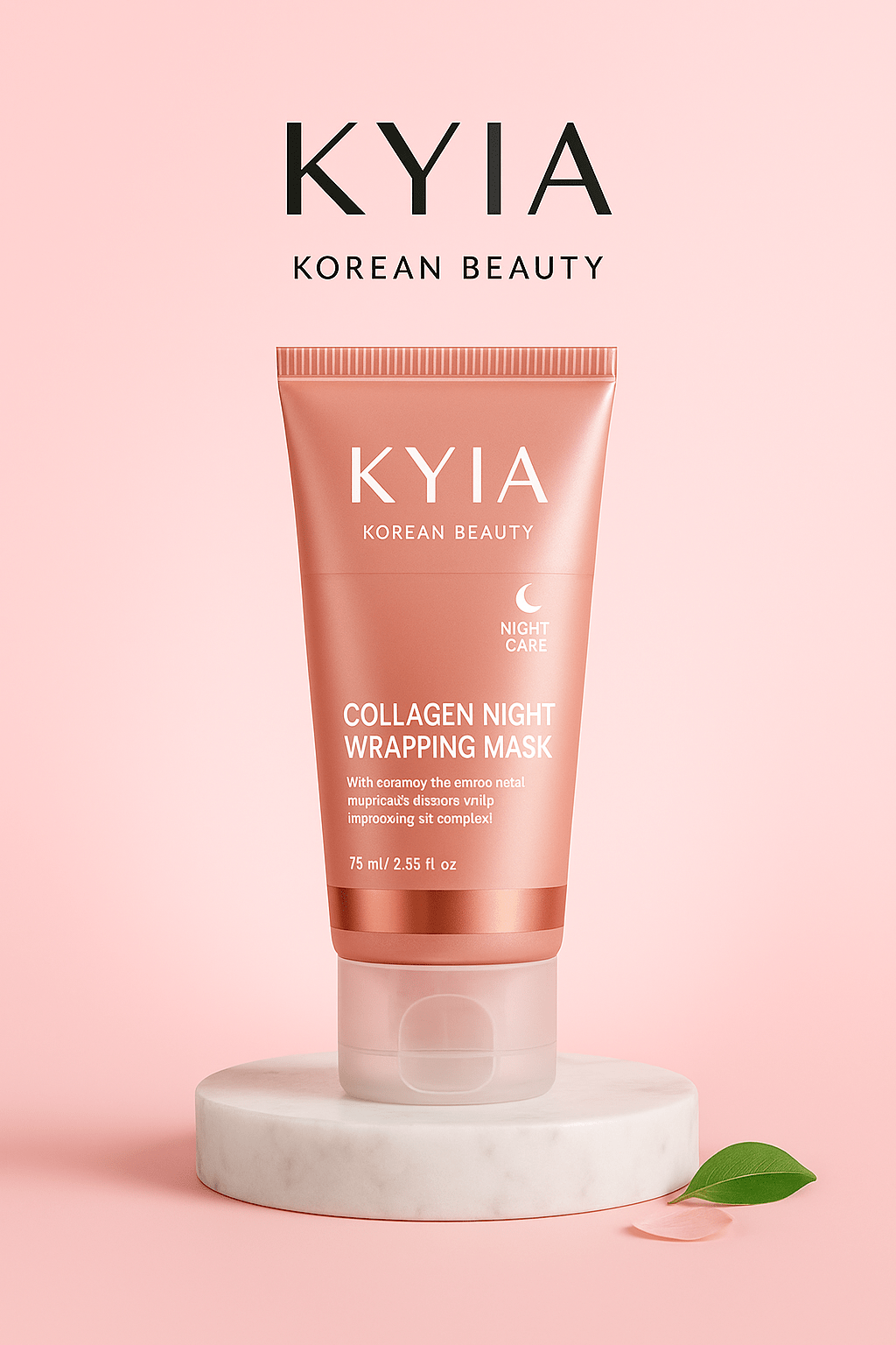 Masque enveloppant de nuit au collagène - Kyia - Beaute