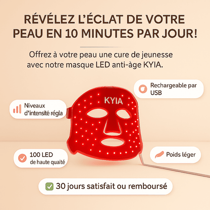 Masque LED de Luminothérapie 7-en-1 - KYIA® LED