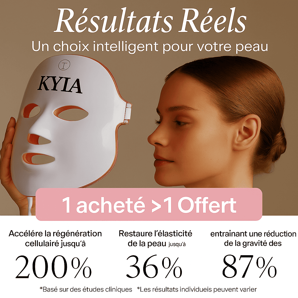 Masque LED de Luminothérapie 7-en-1 - KYIA® LED