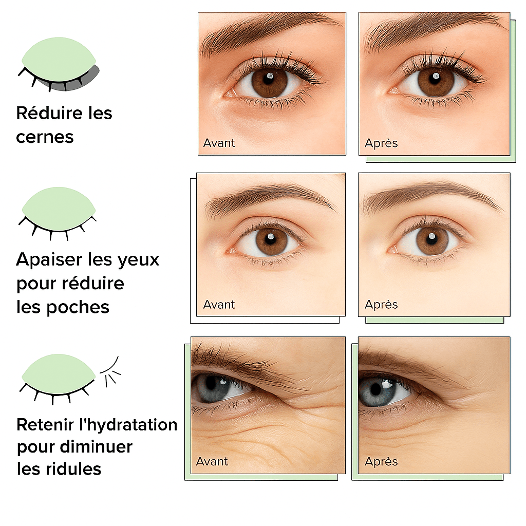 Patchs pour les yeux au collagène Kyia pour les cernes et les poches - Kyia - Beaute